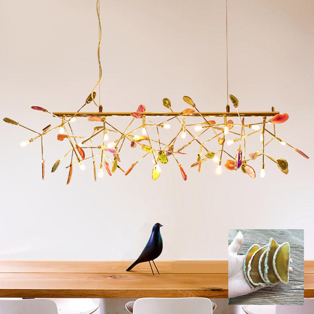 Agate Flake Chandelier