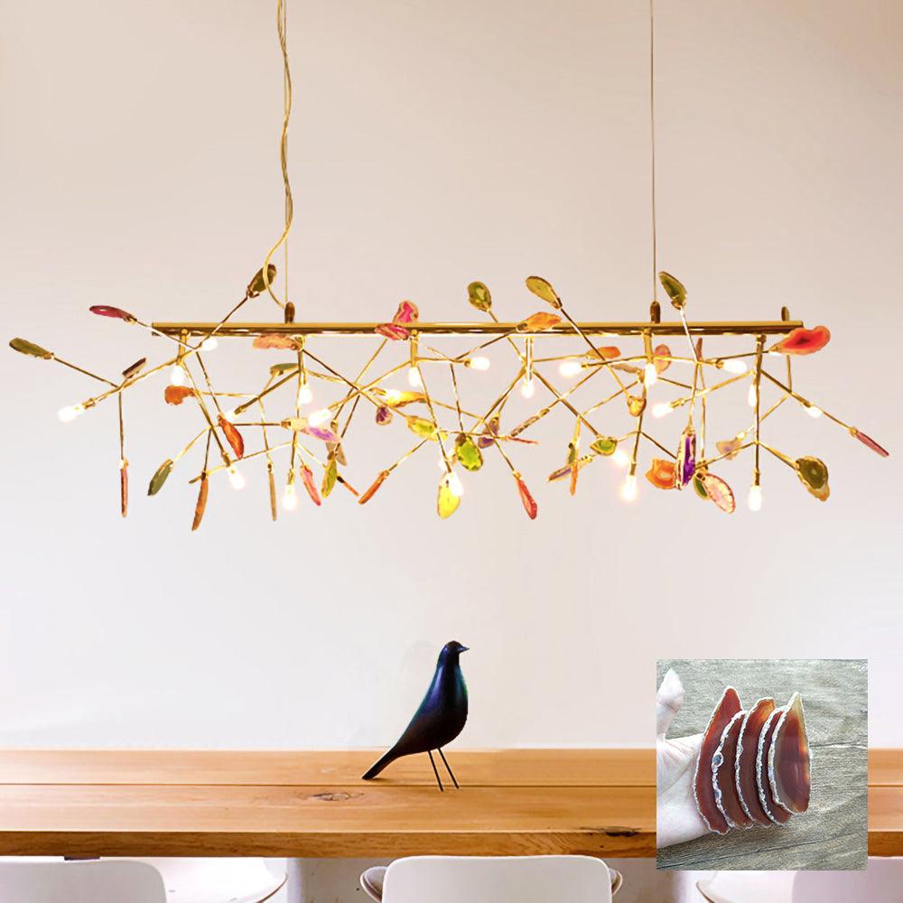 Agate Flake Chandelier