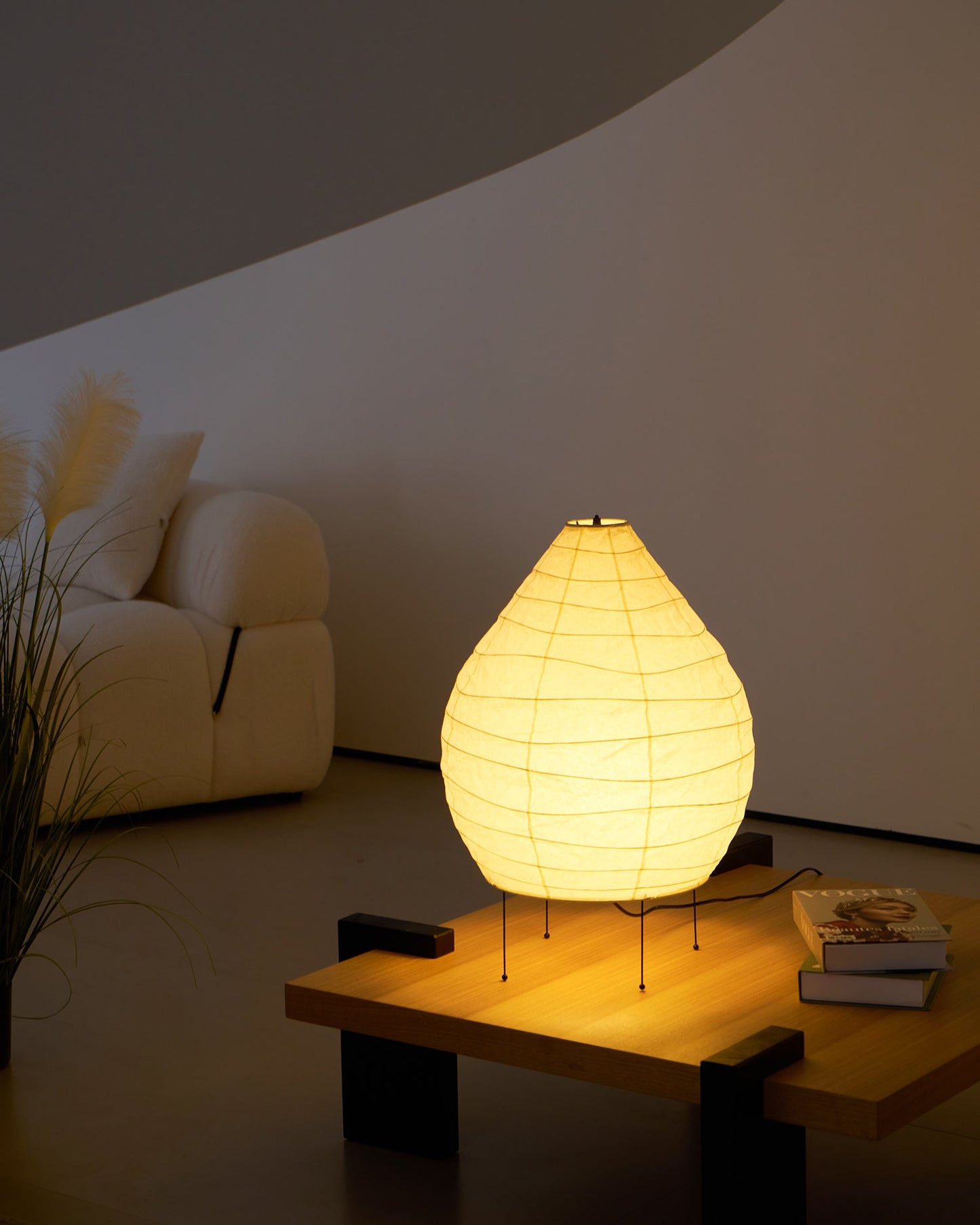 Washi Paper Lantern Table Lamp