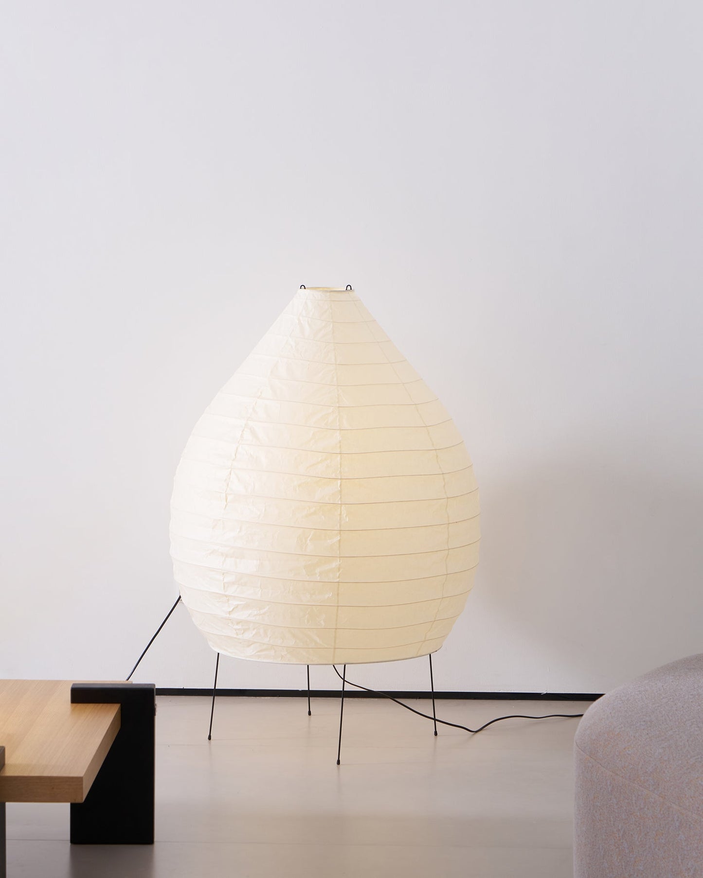 Washi Paper Lantern Floor Lamp