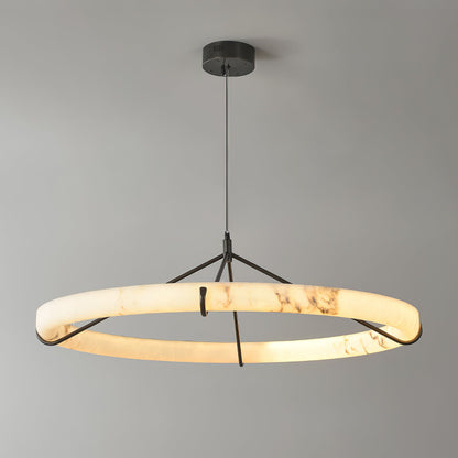 Alabaster Ring Pendant Lamp