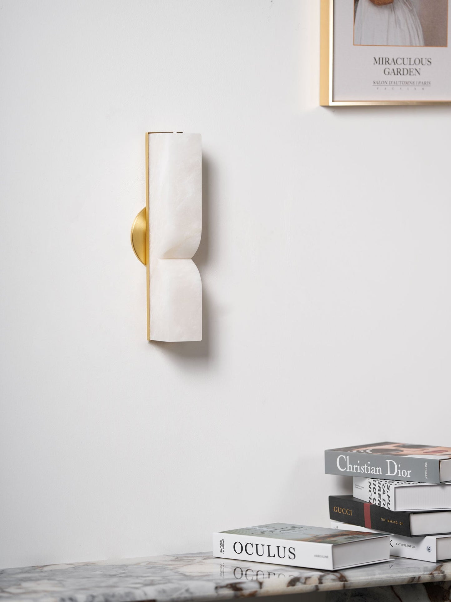 Alabaster Essence Plug-in Wall Sconce