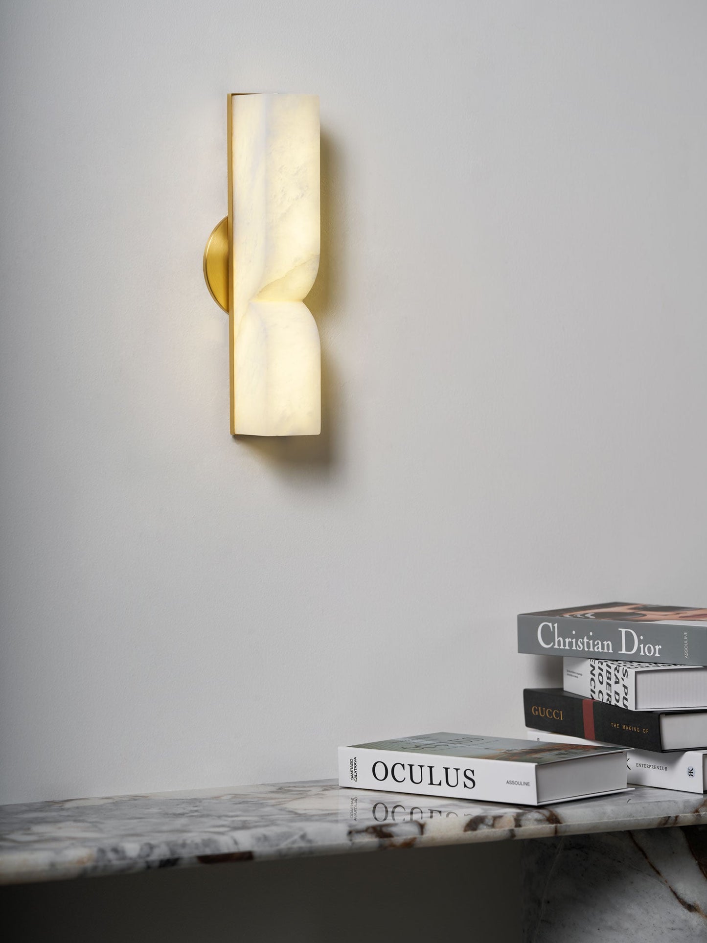 Alabaster Essence Plug-in Wall Sconce
