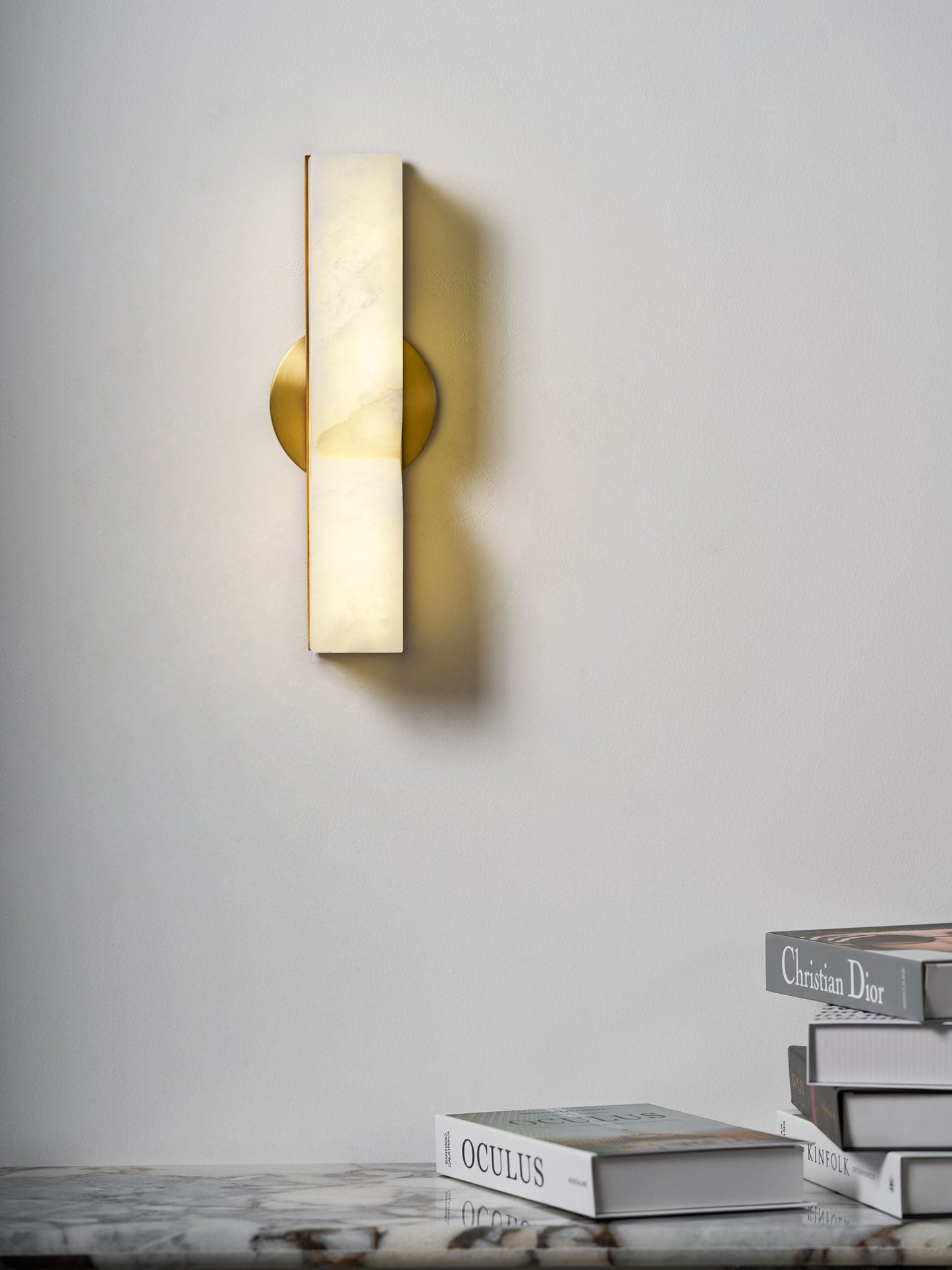 Alabaster Essence Plug-in Wall Sconce