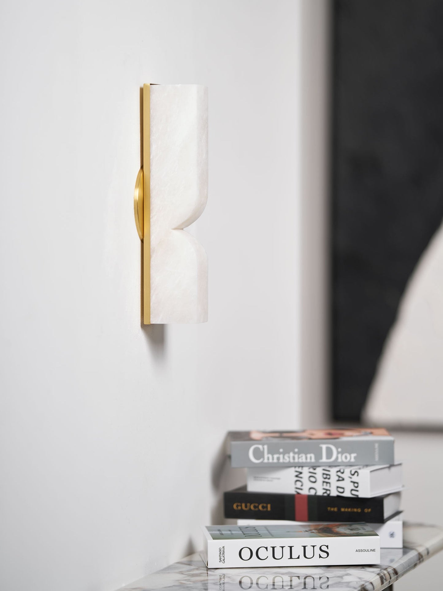 Alabaster Essence Plug-in Wall Sconce