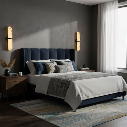 Alabaster Obelisk Wall Sconce