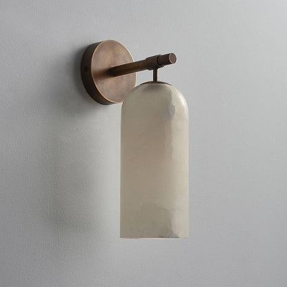 Alabaster Pillar Alabaster Wall Sconce