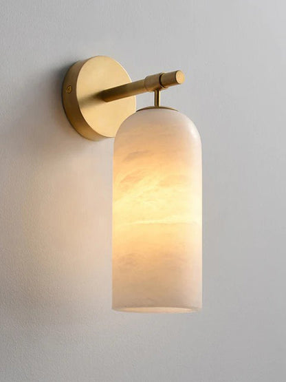 Alabaster Pillar Alabaster Wall Sconce