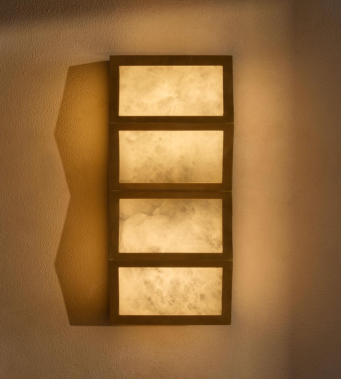 Alabaster Cascade Alabaster Wall Light