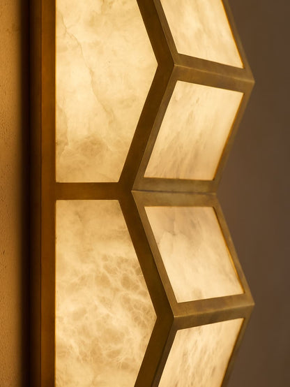 Alabaster Cascade Alabaster Wall Light