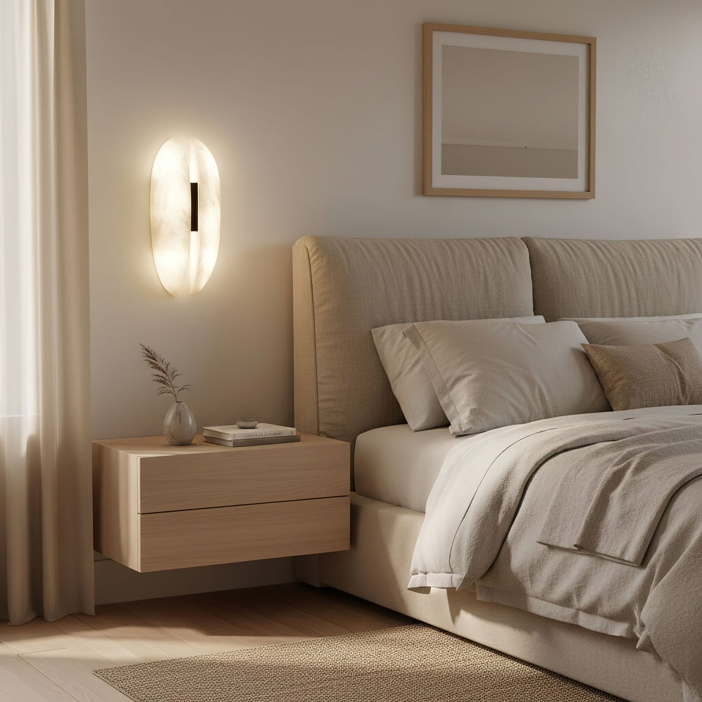 Alabaster Veil Wall Sconce