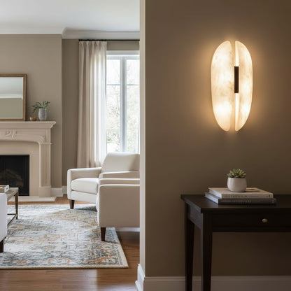 Alabaster Veil Wall Sconce