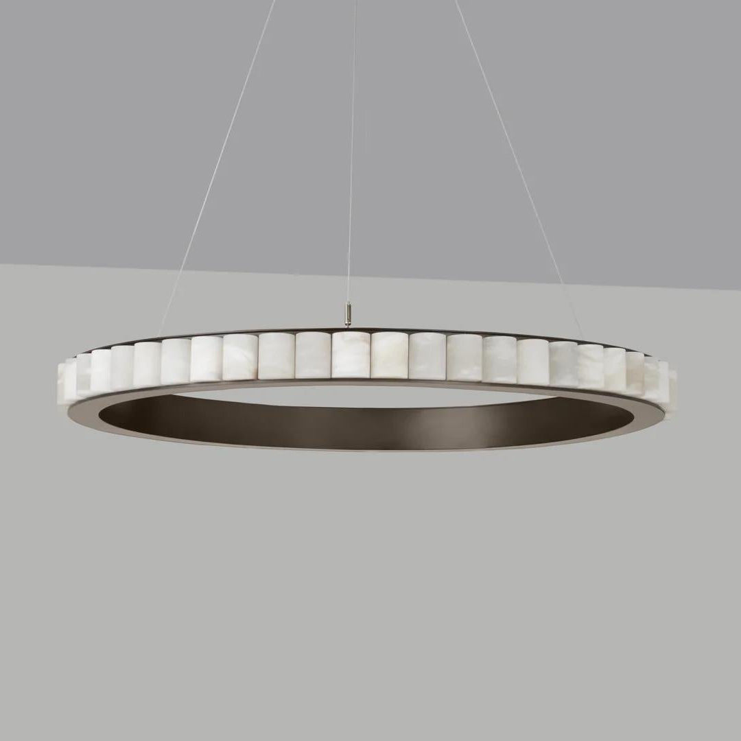 Alabaster Avalon Halo Chandelier