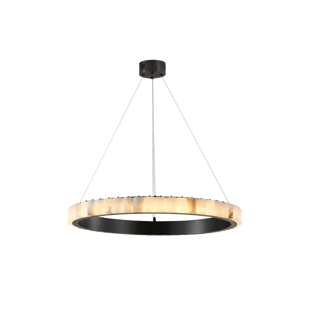 Alabaster Avalon Halo Chandelier