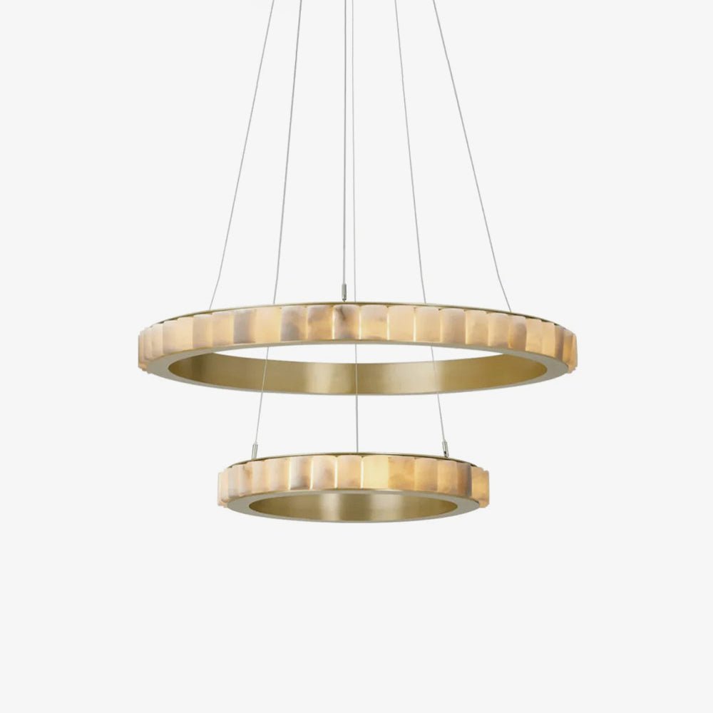 Alabaster Avalon Halo Chandelier