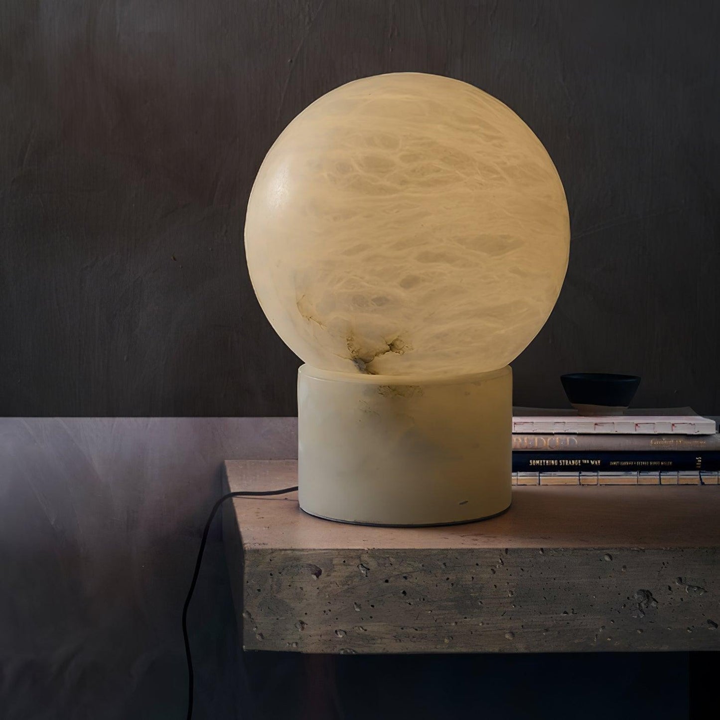 Marble Ball Side table lamp Table Lamp