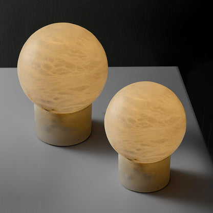 Marble Ball Side table lamp Table Lamp