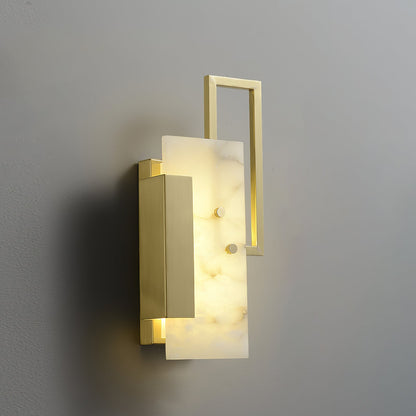 Althea Alabaster Wall Sconce