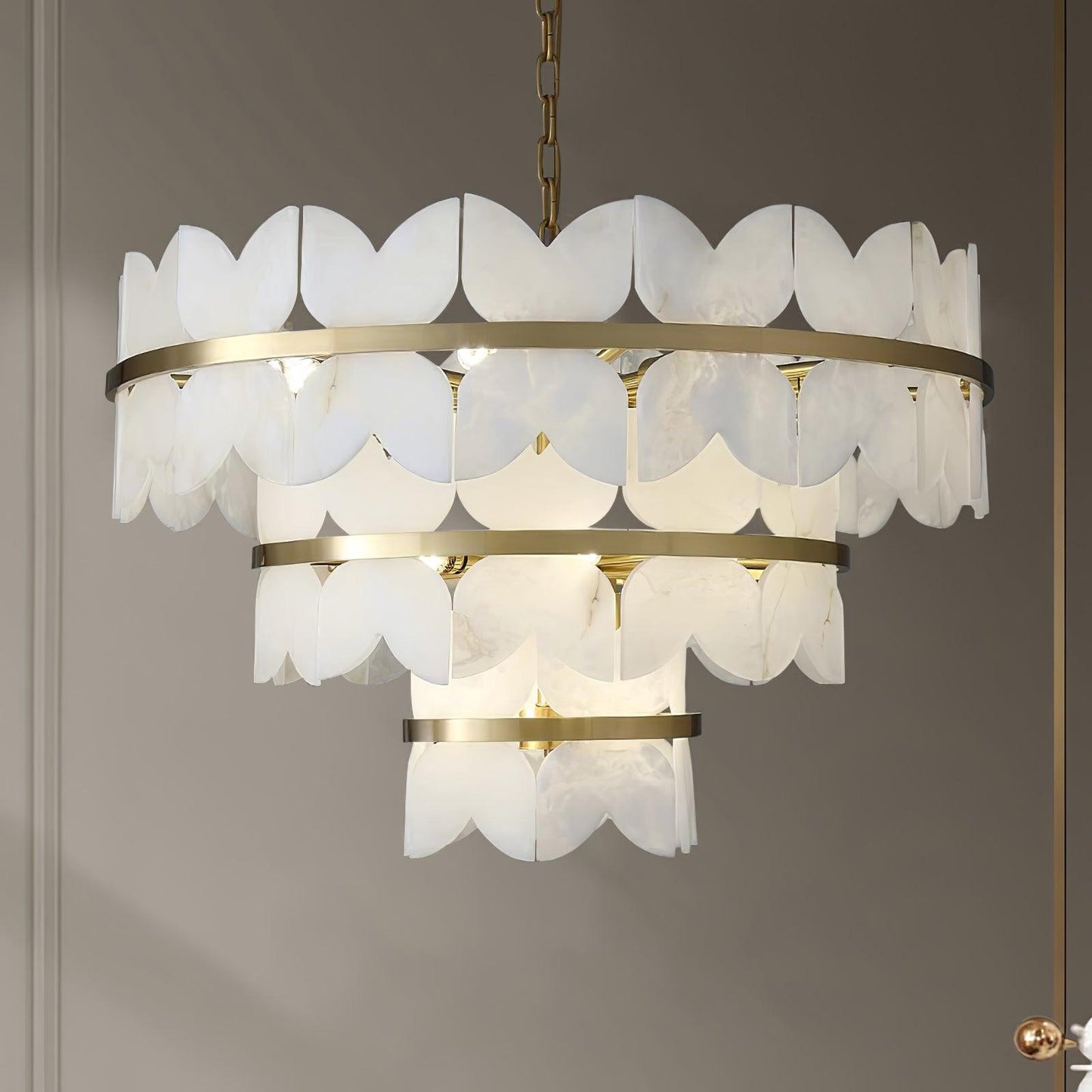 Alabaster Cloudscape Chandelier