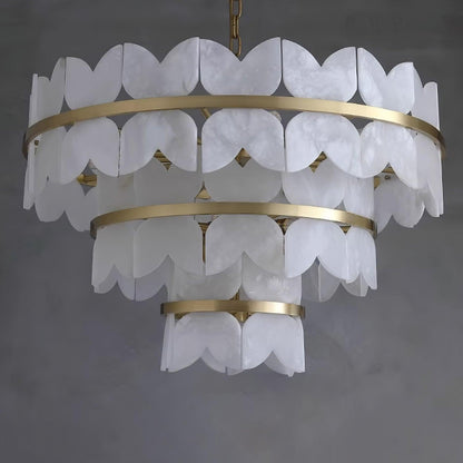 Alabaster Cloudscape Chandelier