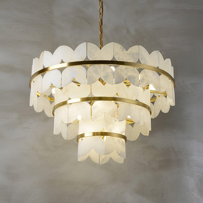 Alabaster Cloudscape Chandelier