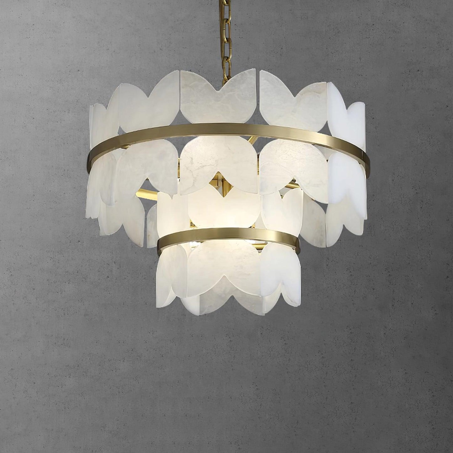 Alabaster Cloudscape Chandelier