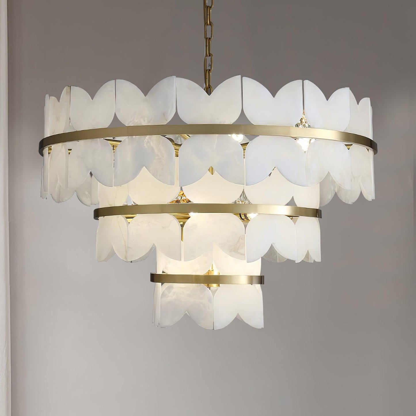 Alabaster Cloudscape Chandelier