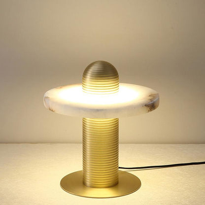 Alabaster Comet Table Lamp