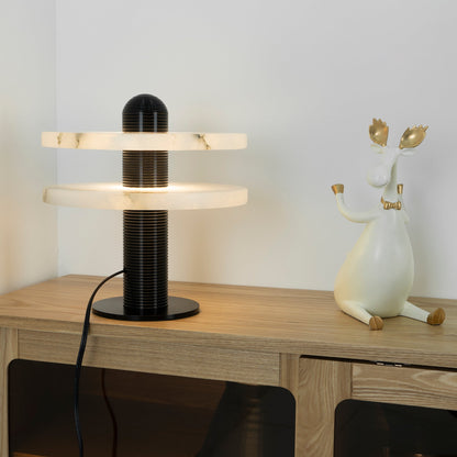 Alabaster Comet Table Lamp