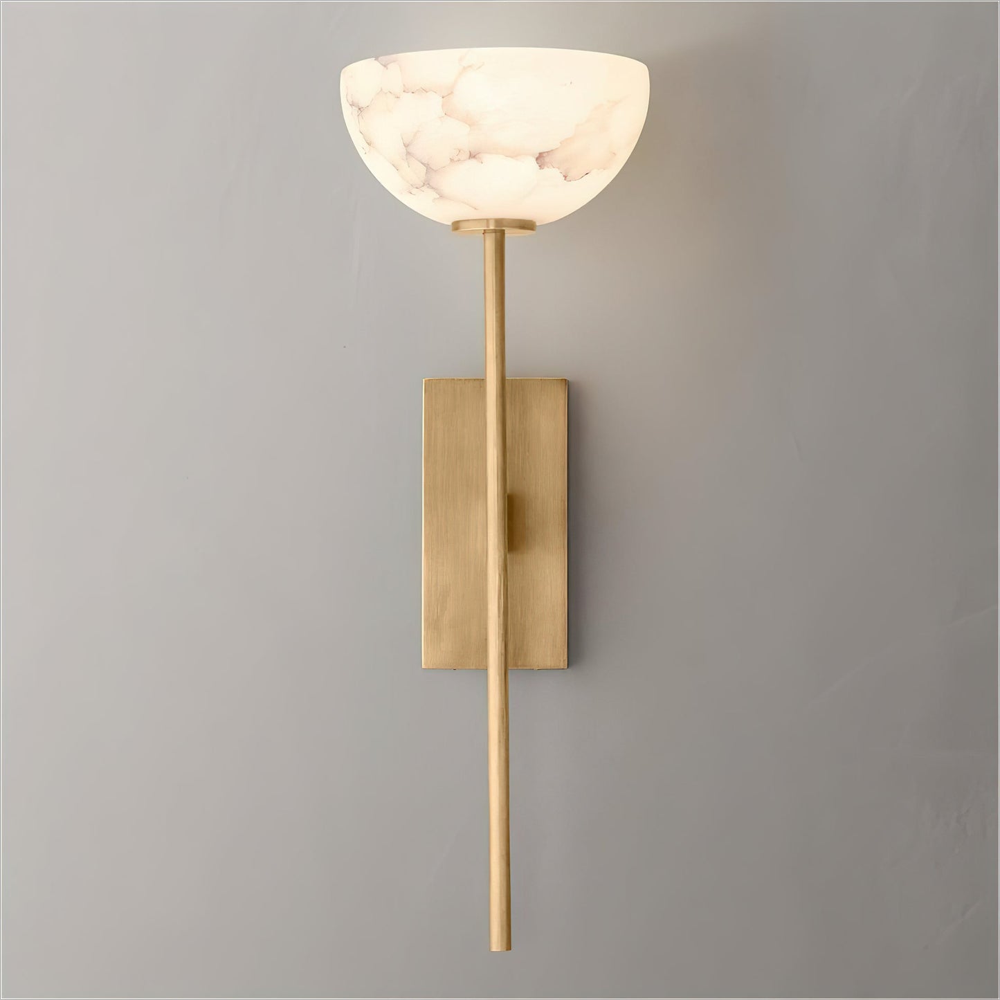 Alabaster Cup Wall Lamp