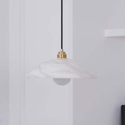 Alabaster Dome Pendant Lamp