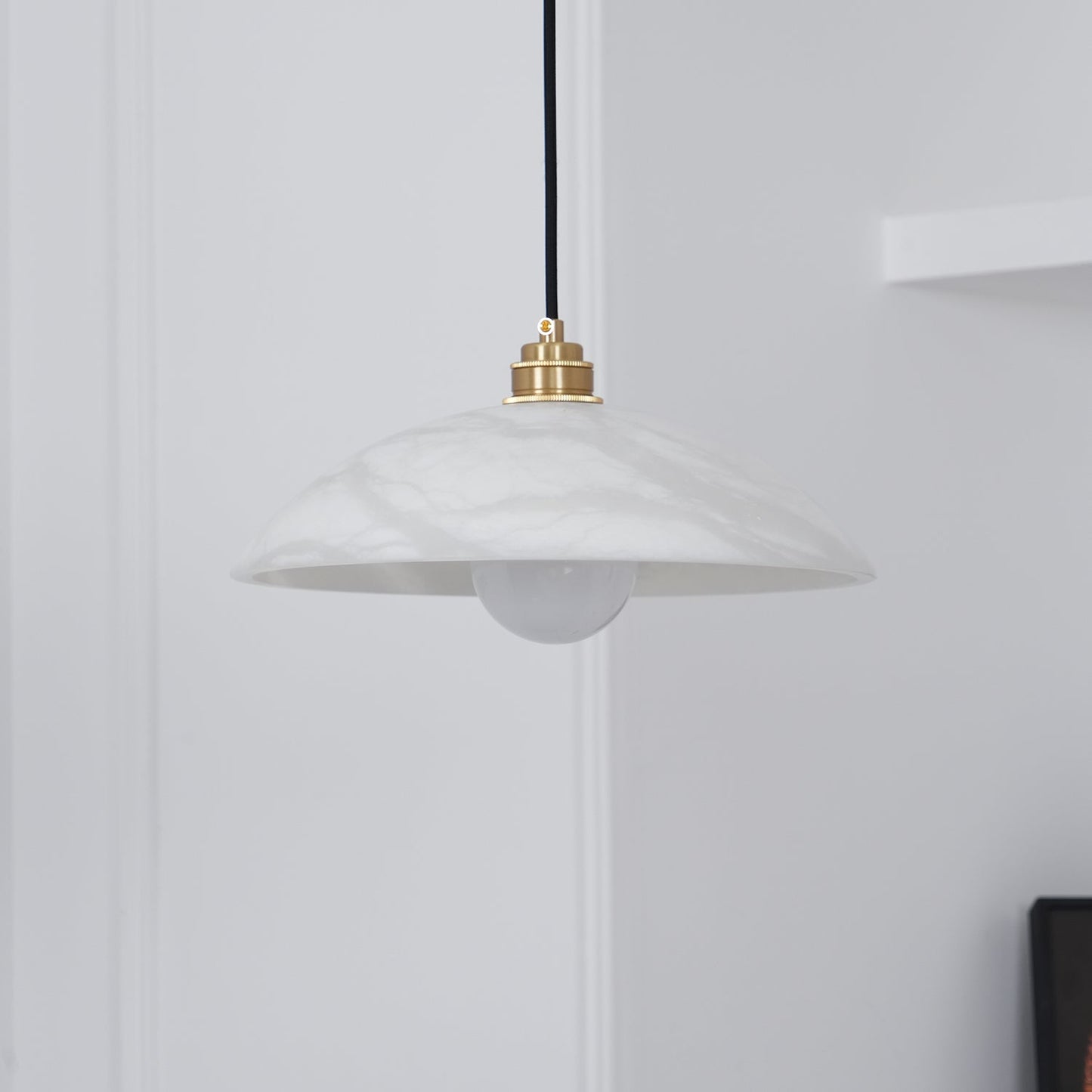Alabaster Dome Swag Alabaster Pendant Lamp