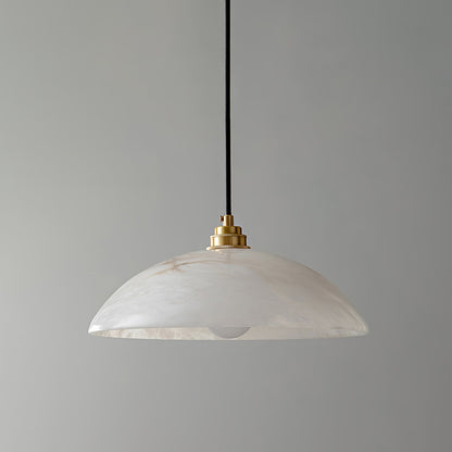 Alabaster Dome Swag Alabaster Pendant Lamp