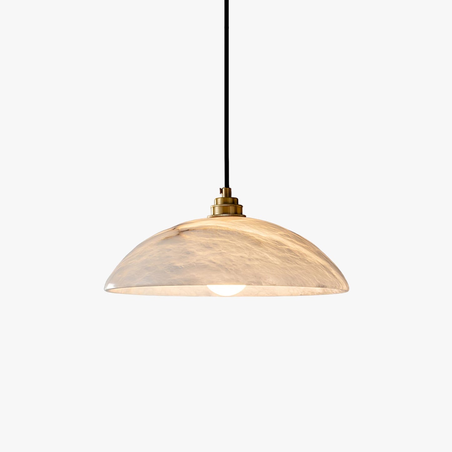 Alabaster Dome Swag Alabaster Pendant Lamp