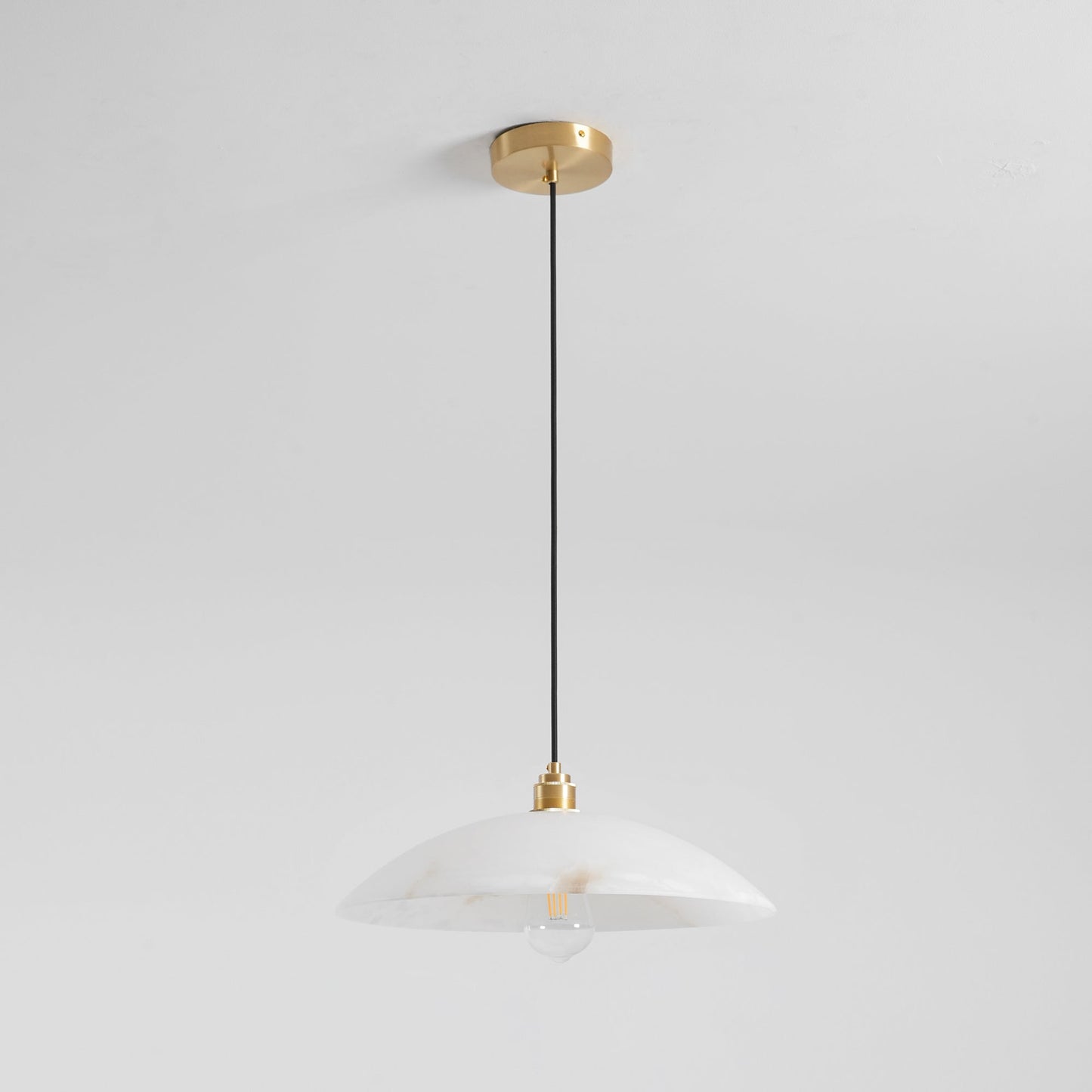 Alabaster Dome Swag Alabaster Pendant Lamp