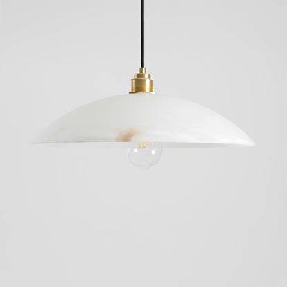 Alabaster Dome Swag Alabaster Pendant Lamp