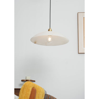 Alabaster Dome Swag Alabaster Pendant Lamp