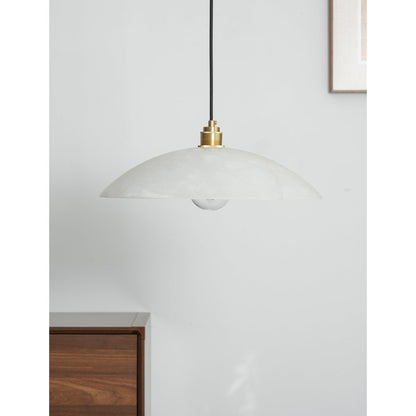 Alabaster Dome Swag Alabaster Pendant Lamp