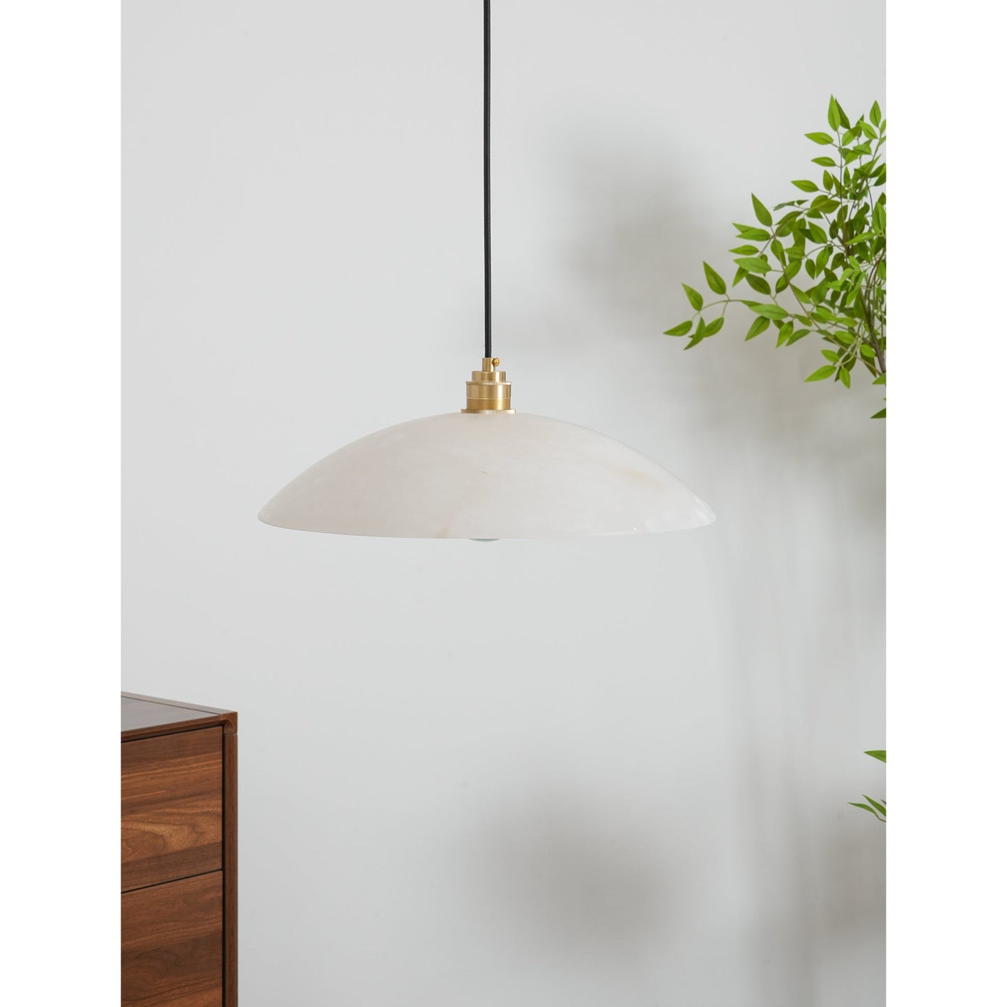 Alabaster Dome Swag Alabaster Pendant Lamp