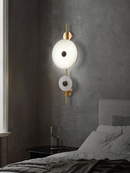 Alabaster Eclipse Wall Light