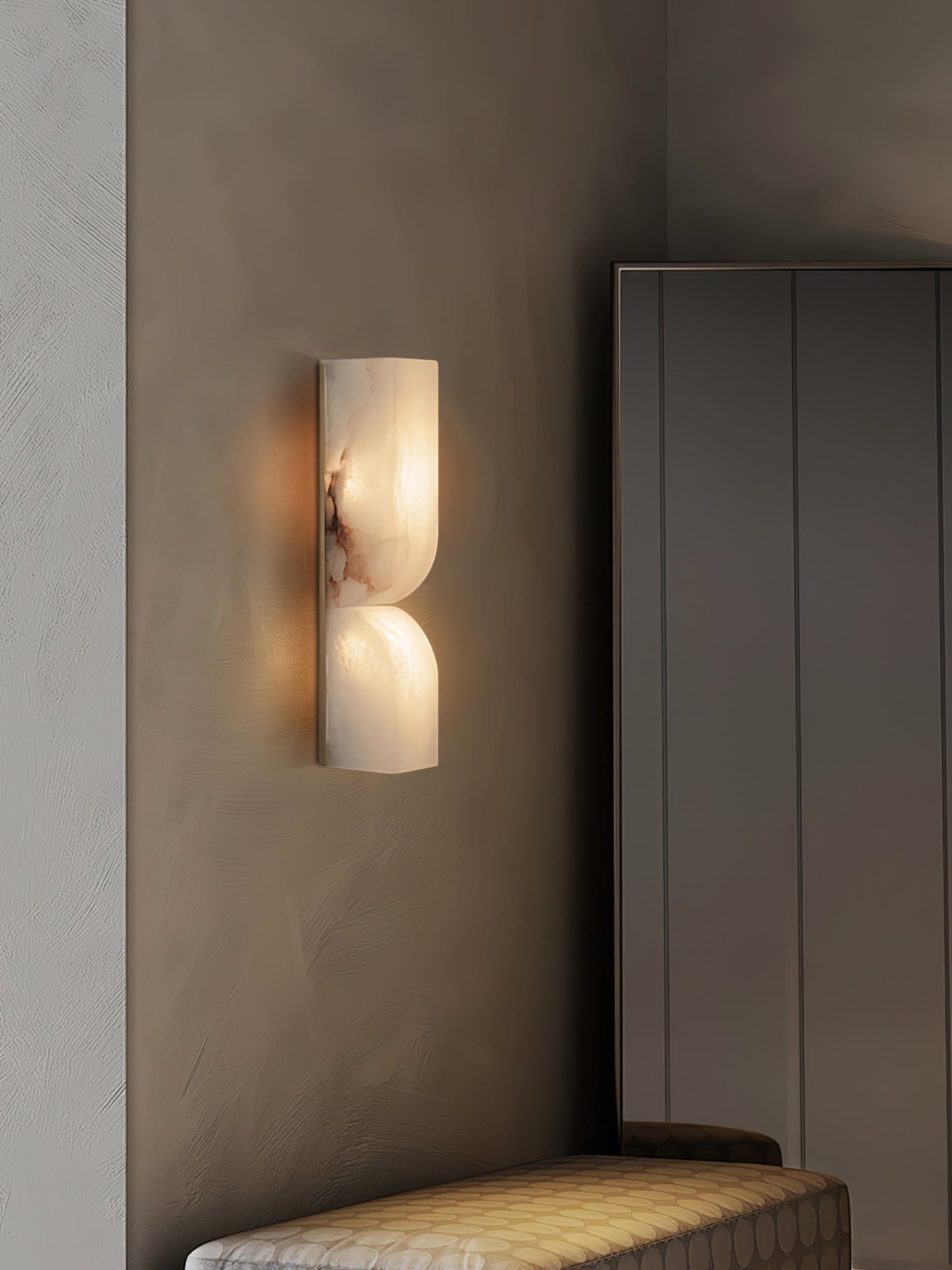 Alabaster Essence Plug-in Wall Sconce