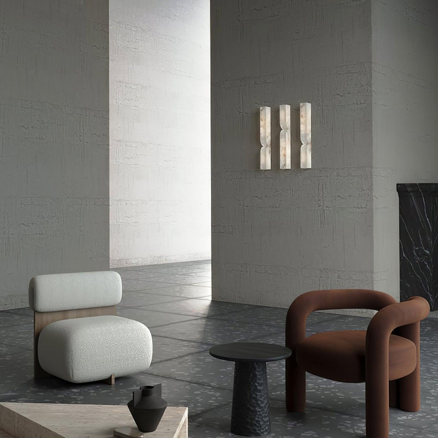 Alabaster Essence Plug-in Wall Sconce