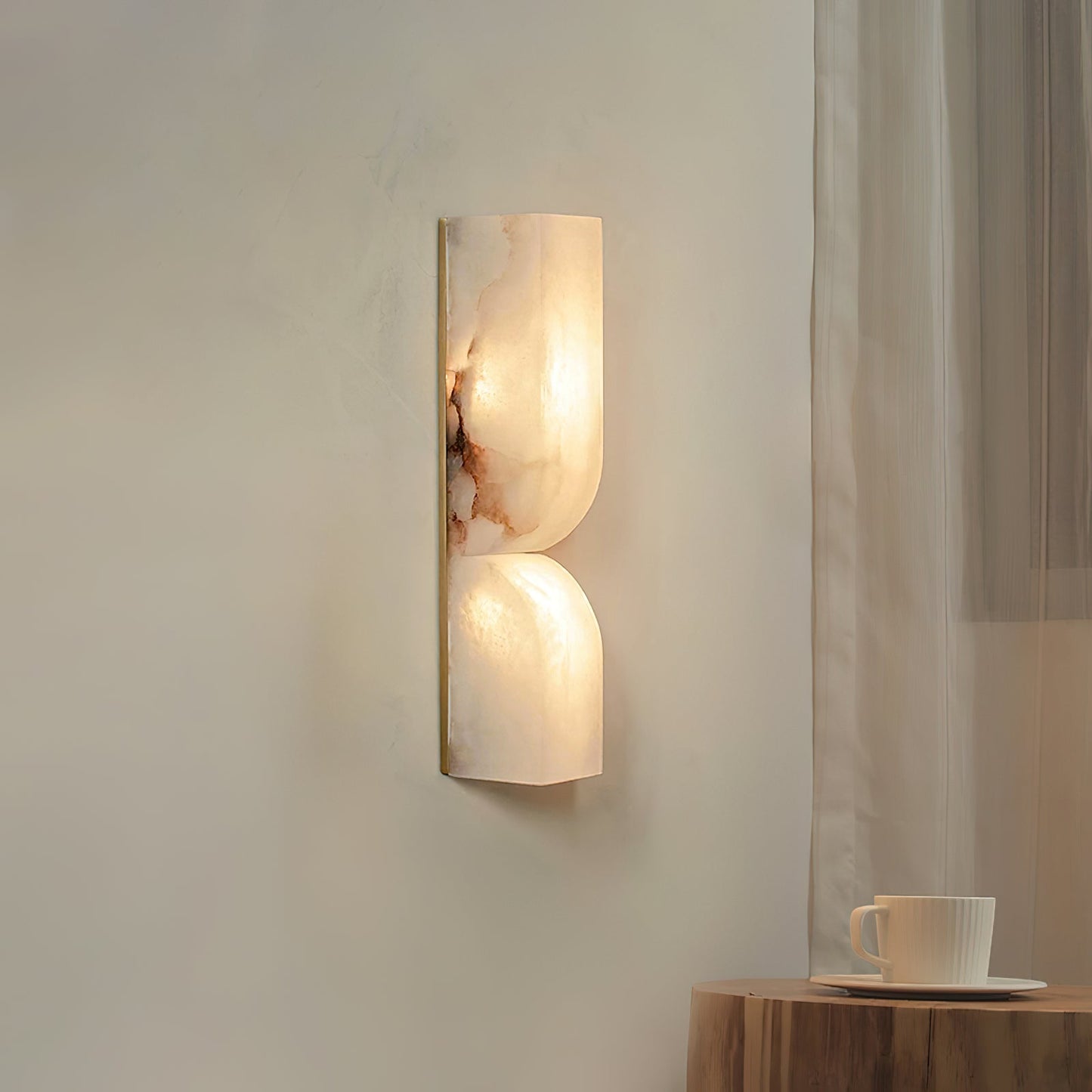 Alabaster Essence Plug-in Wall Sconce