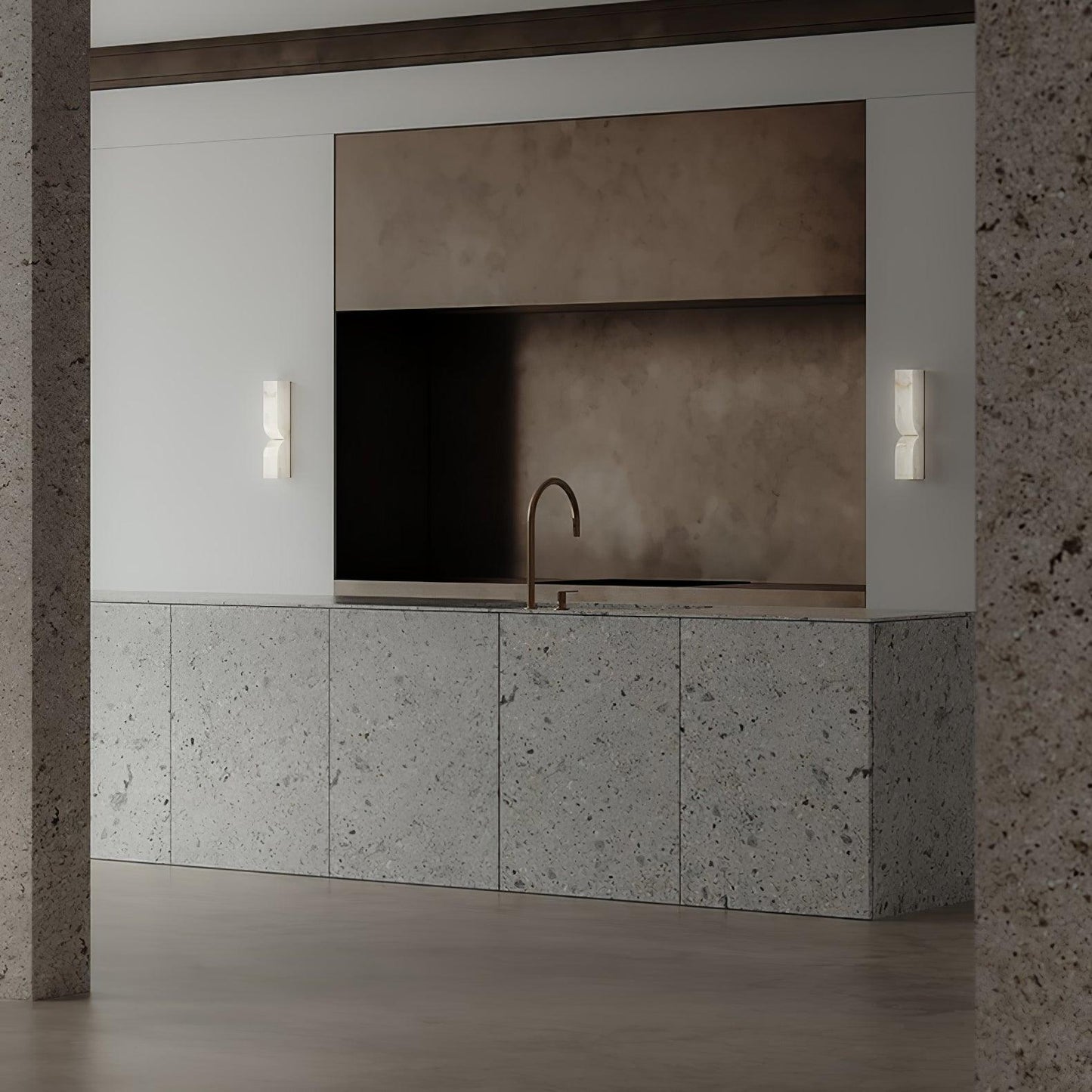 Alabaster Essence Plug-in Wall Sconce