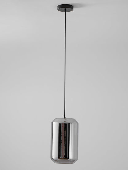 Alabaster Glass Cylinder Pendant Light
