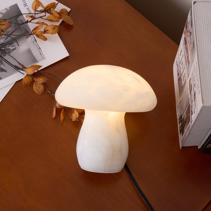 Alabaster Mushroom Table Lamp