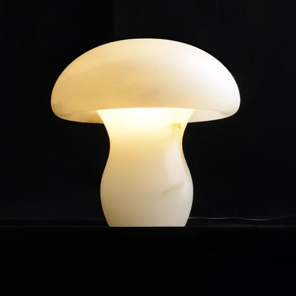 Alabaster Mushroom Table Lamp