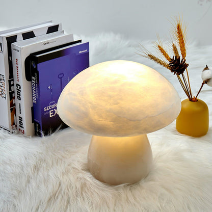 Alabaster Mushroom Table Lamp