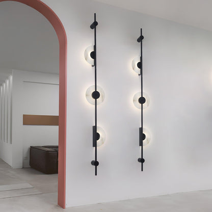 Alabaster Vertical Wall Sconce