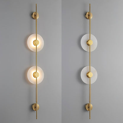 Alabaster Vertical Wall Sconce